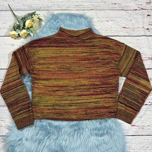 Anthropologie The Upside Nitara Marled Mockneck Arrow Sweater - Picture 2 of 11